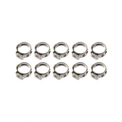 Dorman Fuel Line Clamps Compression 0.375" Diameter Steel Pack of 10
