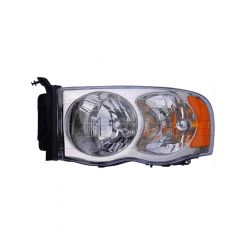 Dorman Headlight Assemblies Amber Clear Lens Chrome Sold Individually