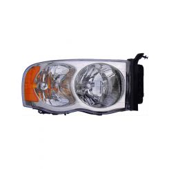 Dorman Headlight Assemblies Amber Clear Lens Chrome Sold Individually