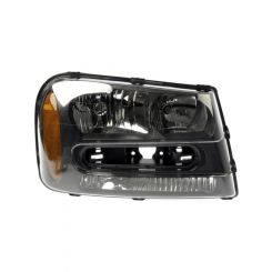 Dorman Headlight Assembly Clear Lens Chrome Driver Side For Chevrolet
