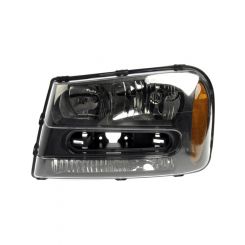 Dorman Headlight Assembly Clear Lens Chrome Passenger Side For Chevy