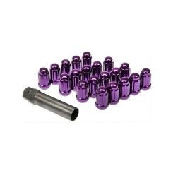Dorman Lug Nuts Conical Purple Chrome 12mm x 1.50 For BMW Pack of 20