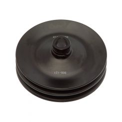 Dorman Power Steering Pulley V-Belt 2 Groove Steel Black For Pontiac