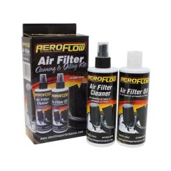 Aeroflow Air Filter Cleaner & Oil Kit 2 x 296ml Bottles