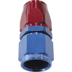 Aeroflow 200 / 570 PTFE Straight Hose End -6AN Blue/Red