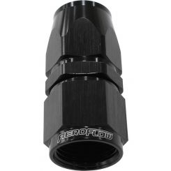 Aeroflow 200 / 570 PTFE Straight Hose End -6AN Black