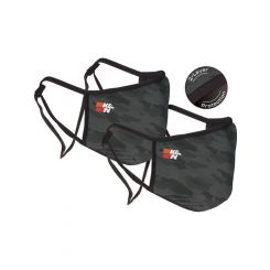K&N Face Mask Double Layer Polyester, Reusable Mask Camo 2 Pack