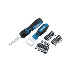 Draper Tools Ratchet Screwdriver & Bit Set 23pcs