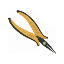 Piergiacomi Long Serrated Pointed Nose Pliers, Rounded Externally