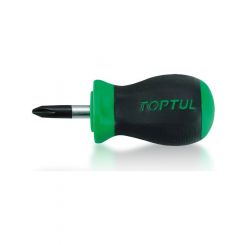Toptul Phillips Anti-Slip Stubby Screwdriver PH2x25mm