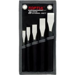 Toptul 5pcs Flat Chisel Set