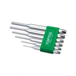 Toptul Pin Punch Set 6pcs