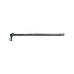 Wera 950 Long Arm Ball End Hex Key Chrome Plated Metric 4mm