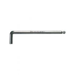 Wera 950 PKL Hex + Ball End L-Key Chrome Plated Metric 4mm x 140mm