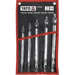 Yato Europe 5 Pieces Torx Type Double Head Flexible Wrench