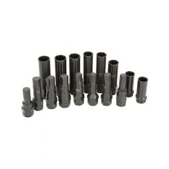 OEM Tools Locking Lug Master Key Set with Case- Black Oxide