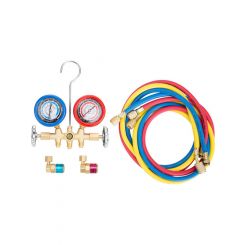 OEM Tools R-134A 2 1/2 Inches Gauges Brass Manifold Gauge Kit