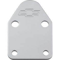 AC Delco Fuel Pump Block-Off Plate Steel Chrome Plated For Chevrolet