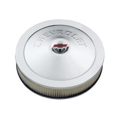 AC Delco Air Filter Assembly 14 Inches Diameter Round Steel Chrome