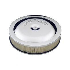 AC Delco Air Filter Assembly 14 Inches Diameter Round Steel Chrome