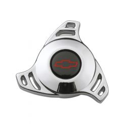 AC Delco Air Filter Assembly Wing Nut Aluminium Chrome Red and Black