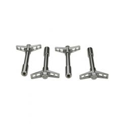 AC Delco Valve Cover Wing Bolts Chrome 1/4 in.-20 4.25 in. Long