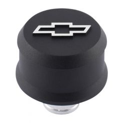 AC Delco Breather Push-in Aluminium Black Textured Bowtie Logo