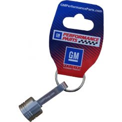 AC Delco Keychain Piston and Connecting Rod Aluminium Bowtie Emblem