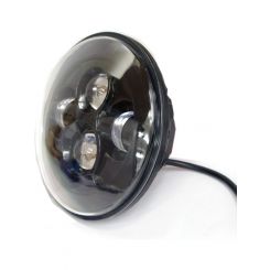 Attitude Headlight 7 Inch LED Daymaker Black For Harley
