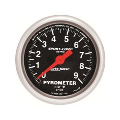 Auto Meter Gauge Sport-Comp Pyrometer 2 1/16 in. 900 Degrees C Dig