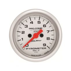 Auto Meter Gauge Ultra-Lite Pyrometer 2 1/16 in. 900 Degrees C Dig