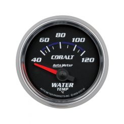 Auto Meter Gauge Cobalt Water Temperature 2 1/16 in. 40-120 Degrees C El