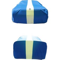 Autotecnica Xlarge Size Blue Cover Indoor Show With Side Security Stra