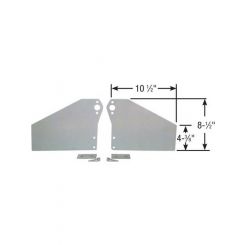 Competition Engineering Motor Plate Front Aluminium 0.250in. Thick Chevr