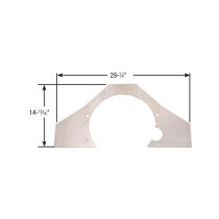 Competition Engineering Motor Plate Mid-Mount Aluminium 0.188in. Thick C