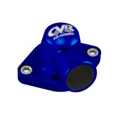 CVR Water Neck Swivel Billet Aluminium Blue Anodized O-ring 90 degree f