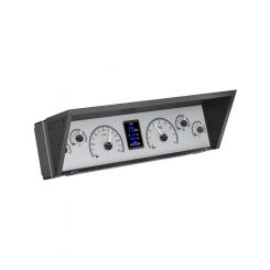 Dakota Digital Gauge Kit Analog/Digital Silver Background Multic