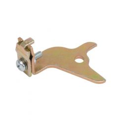Edelbrock Carburettor Choke Cable Bracket Steel Gold Iridited Edelbrock 94
