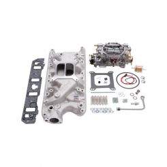 Edelbrock Carburettor & Manifold Combo Performer Manifold 500 cfm AVS2 C