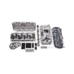 Edelbrock Top End Engine Kit Power Package Intake Heads Cam Timing Chain