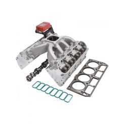 Edelbrock Top End Engine Kit Power Package Intake Vic Jr. E-CNC Heads Cam