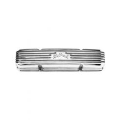 Edelbrock Valve Covers Classic Stock Height Aluminium Polished Finned Ede