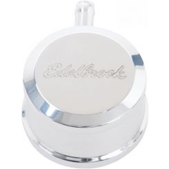 Edelbrock Valve Cover Breather Billet Aluminium Round Polished Push-In Un