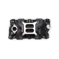 Edelbrock Intake Manifold Performer RPM Dual Plane Aluminium Black Squar