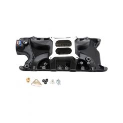 Edelbrock Intake Manifold Performer RPM Dual Plane Aluminium Black Powde