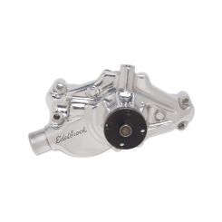 Edelbrock Water Pump Mechanical Short High-Volume Aluminium Polished Coun