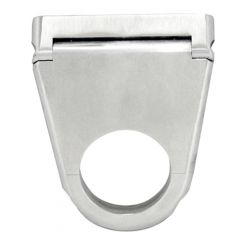 Flaming River Steering Column Mount Aluminium Satin 2 in. Diameter 5.5