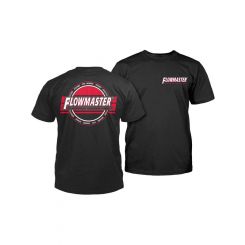 Flowmaster T-Shirt Flowmaster Logo Polyester/Cotton Men's 3X-Large Blac