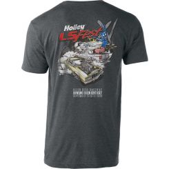 Holley T-Shirt LS Burnout Heather Graphite Men's Large