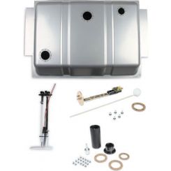Holley Fuel Tank Steel Silver Powdercoated Under Bed EFI Swap 255 lph 1